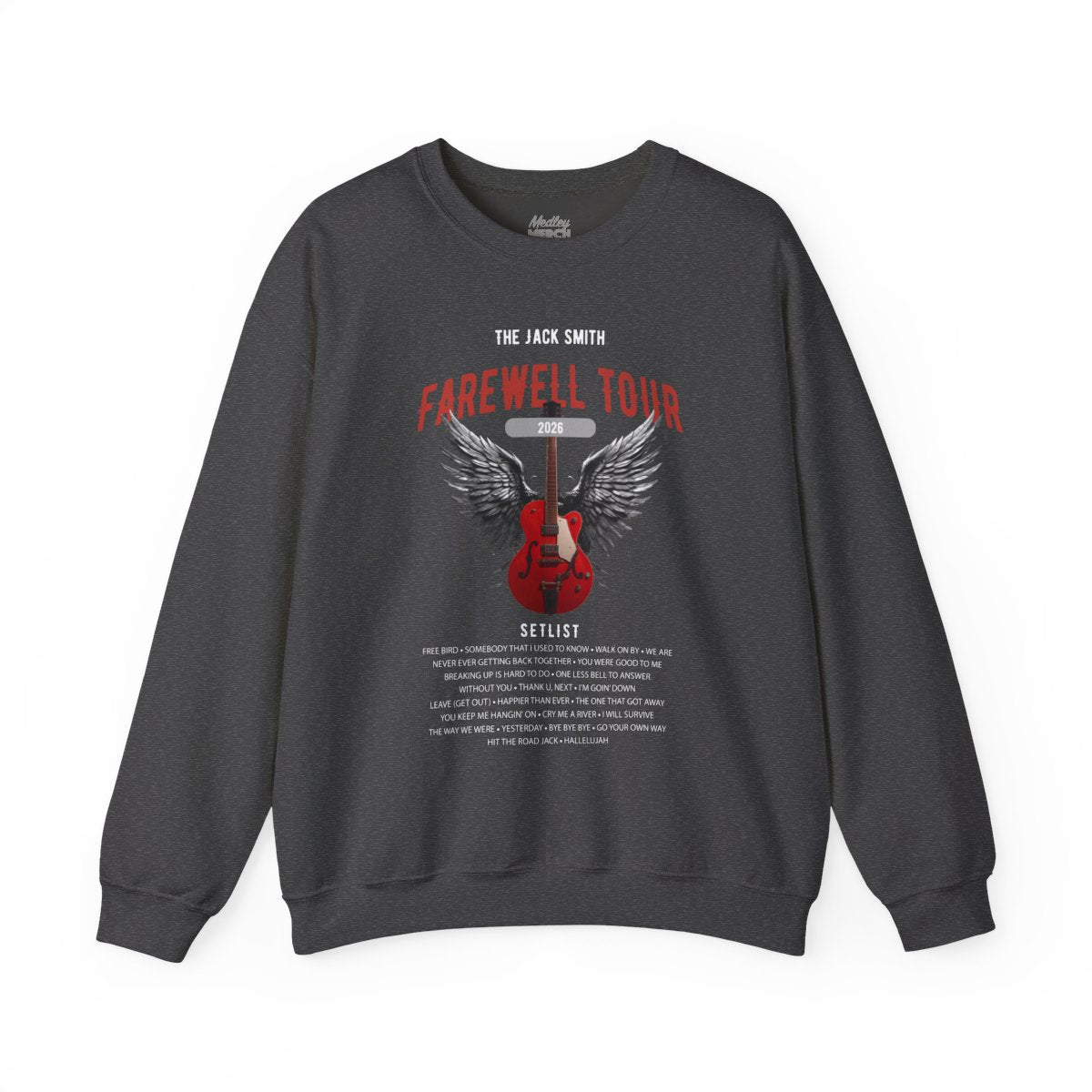 Personalized Retirement Sweatshirt, FAREWELL TOUR, Funny Music-themed Music Fan Retiree Gift AnywherePOD