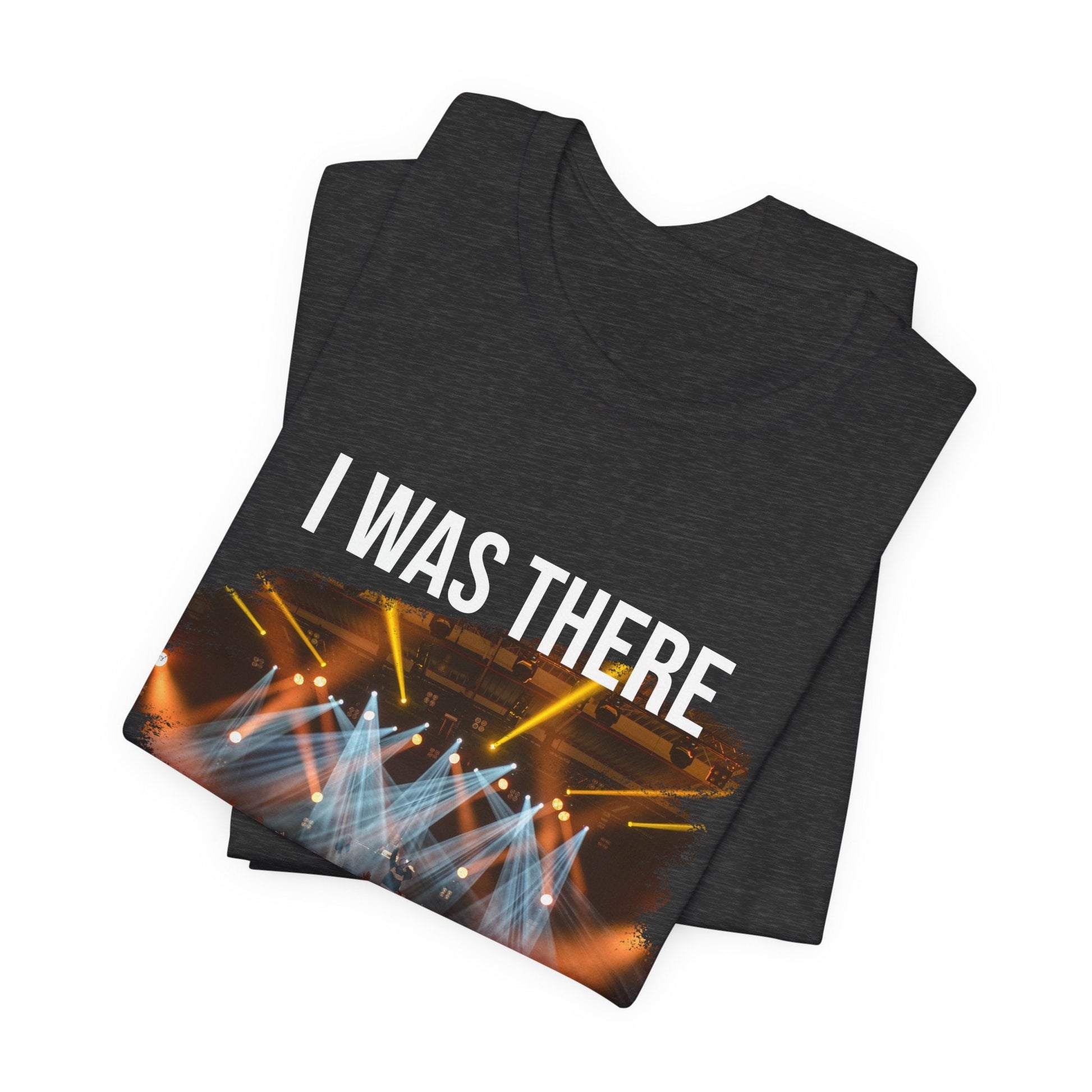 I WAS THERE Personalized Concert T-Shirt, Live Music Fan Gift, Custom Shirt with Artist Name, Show Date and Photo AnywherePOD