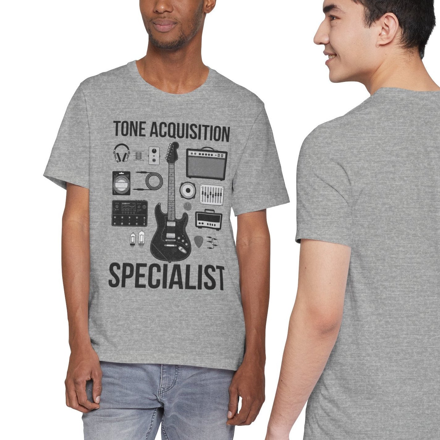 Tone Acquisition Specialist T-Shirt, Musician Gear Head Gift Tee, Guitarist Present, Instrument Lover Top, AnywherePOD