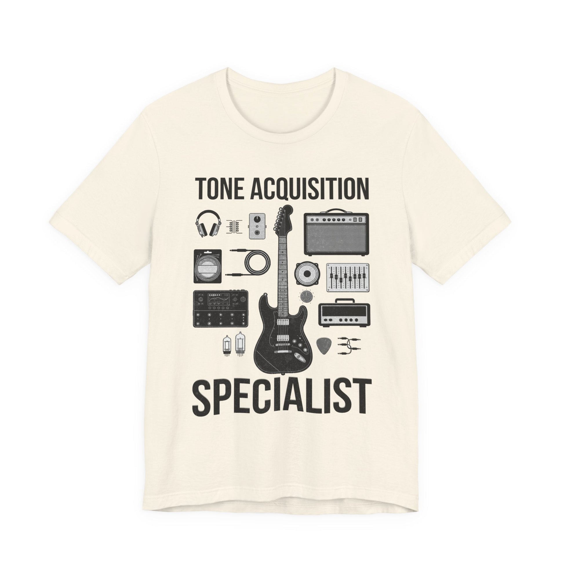 Tone Acquisition Specialist T-Shirt, Musician Gear Head Gift Tee, Guitarist Present, Instrument Lover Top, AnywherePOD