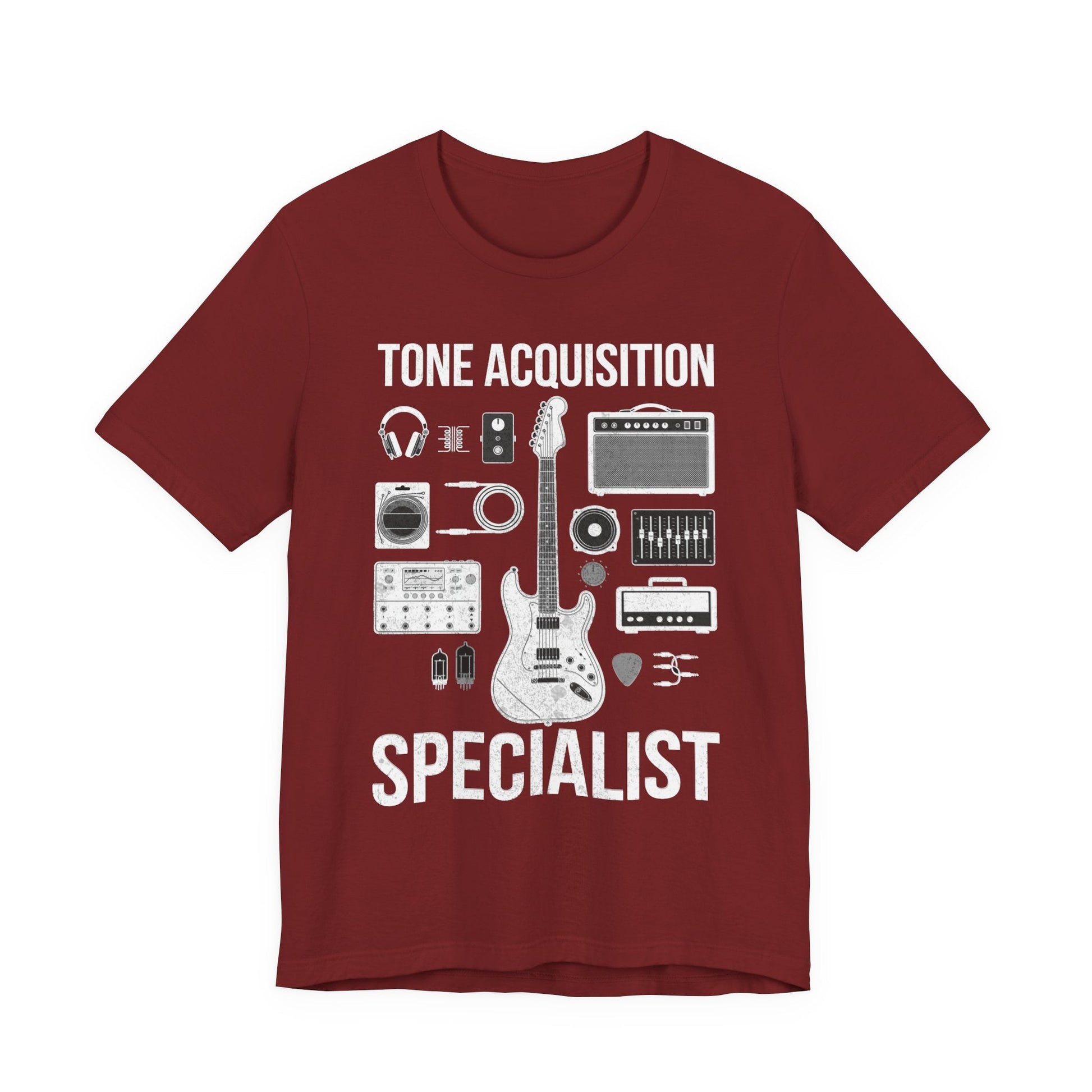 Tone Acquisition Specialist T-Shirt, Musician Gear Head Gift Tee, Guitarist Present, Instrument Lover Top, AnywherePOD