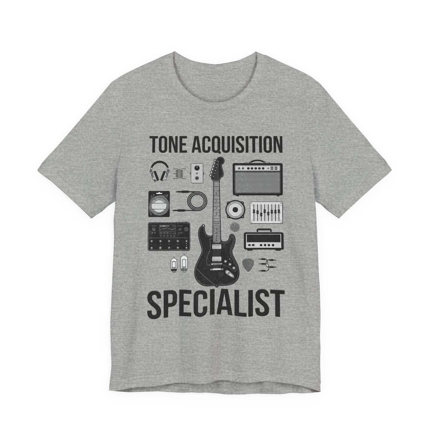 Tone Acquisition Specialist T-Shirt, Musician Gear Head Gift Tee, Guitarist Present, Instrument Lover Top, AnywherePOD