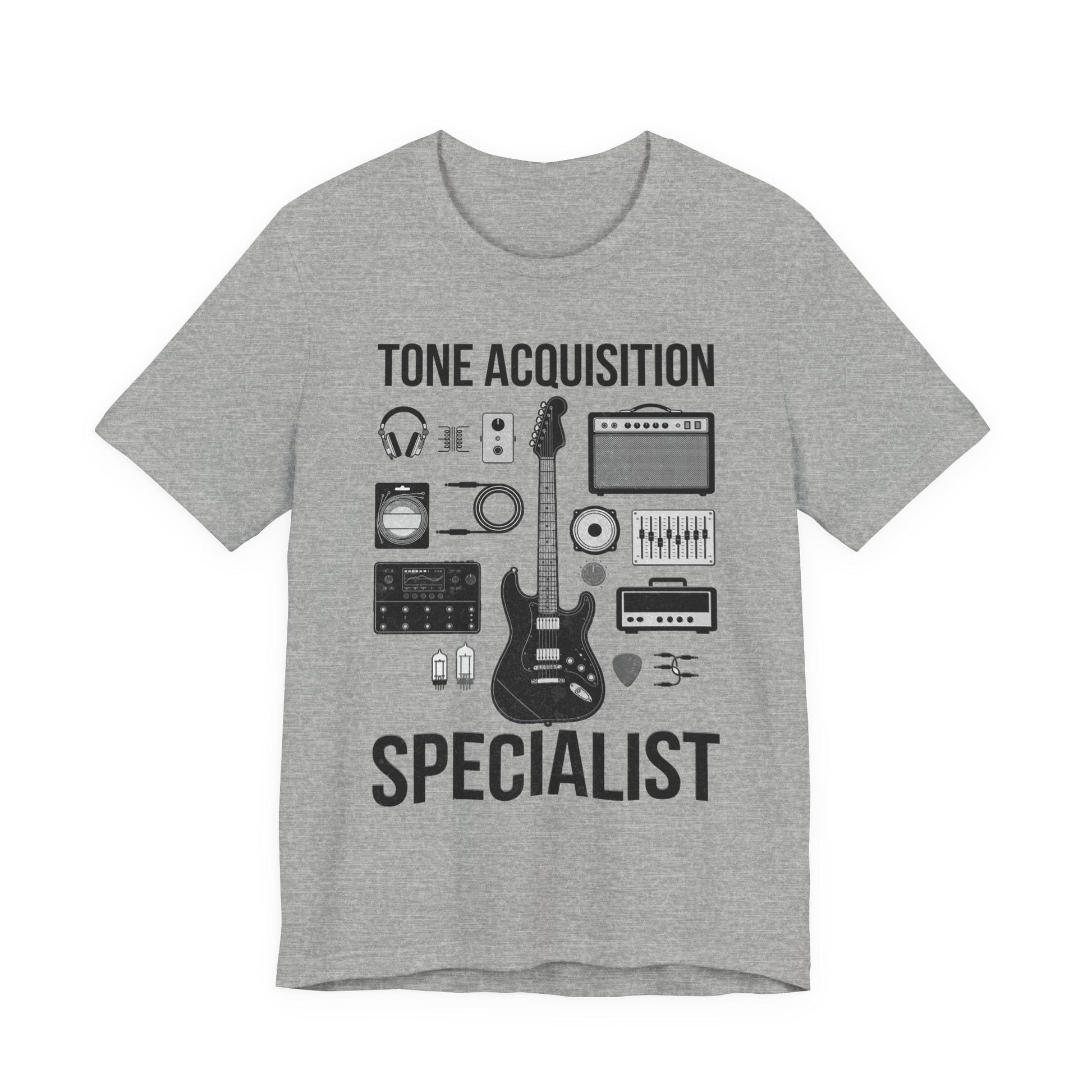 Tone Acquisition Specialist T-Shirt, Musician Gear Head Gift Tee, Guitarist Present, Instrument Lover Top, AnywherePOD