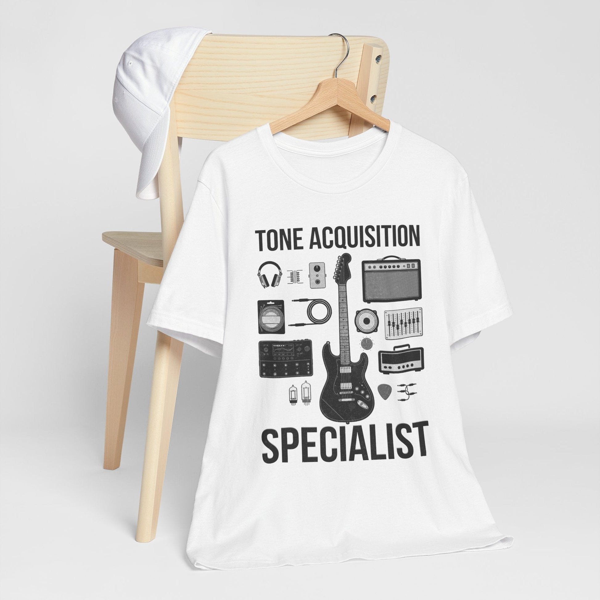 Tone Acquisition Specialist T-Shirt, Musician Gear Head Gift Tee, Guitarist Present, Instrument Lover Top, AnywherePOD