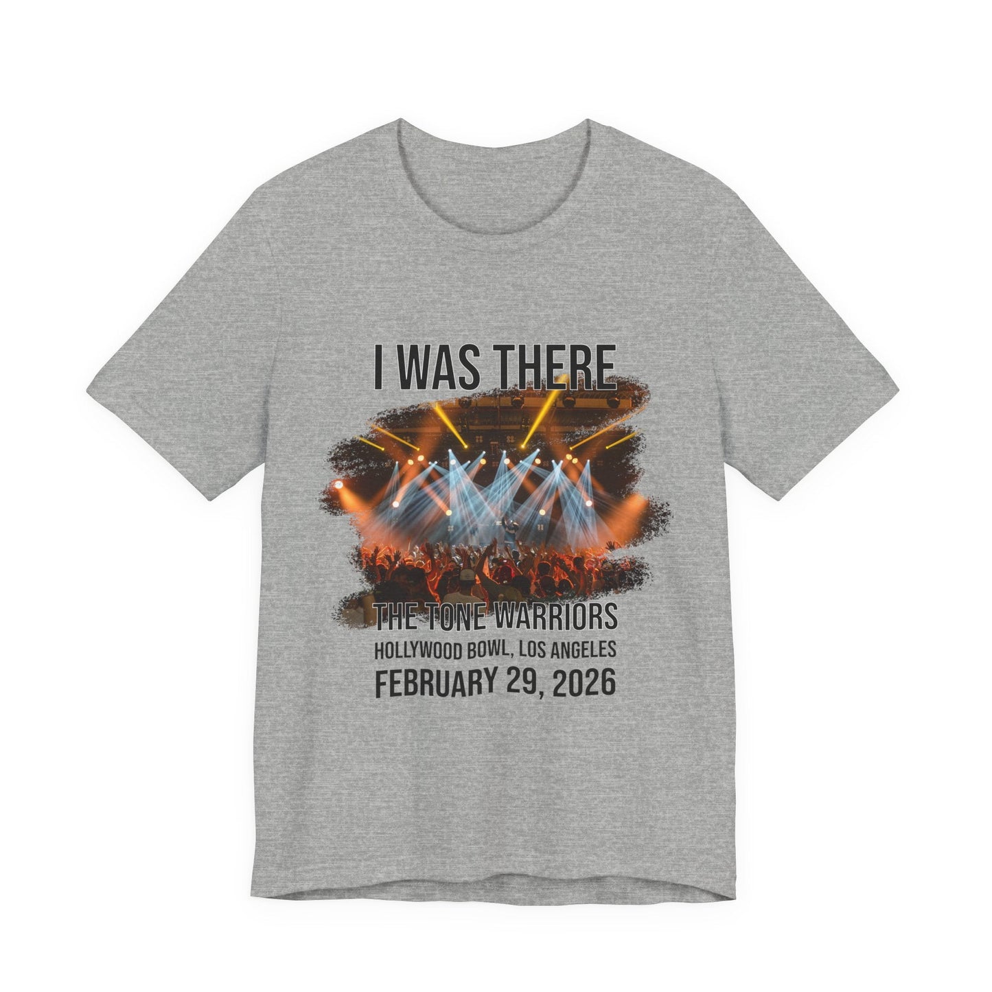 I WAS THERE Personalized Concert T-Shirt, Live Music Fan Gift, Custom Shirt with Artist Name, Show Date and Photo AnywherePOD
