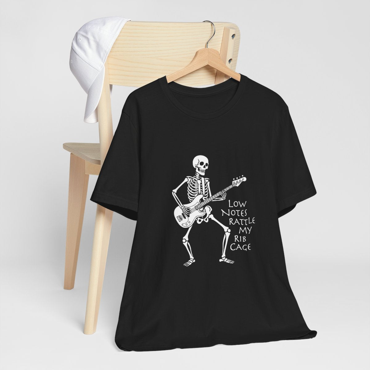 Skeleton Bass Player Shirt, Halloween Music Tee, Music Lover Gift, Funny Skeleton Shirt for Musicians