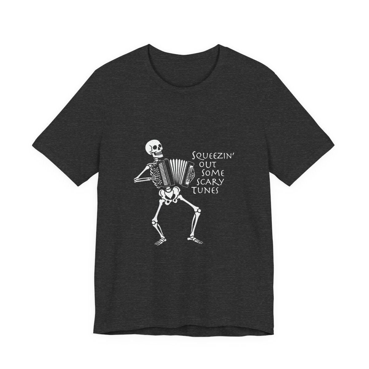 Skeleton Accordion Shirt, Halloween Tee, Funny Skeleton Music Shirt, Spooky Graphic Tee, Gift for Fans