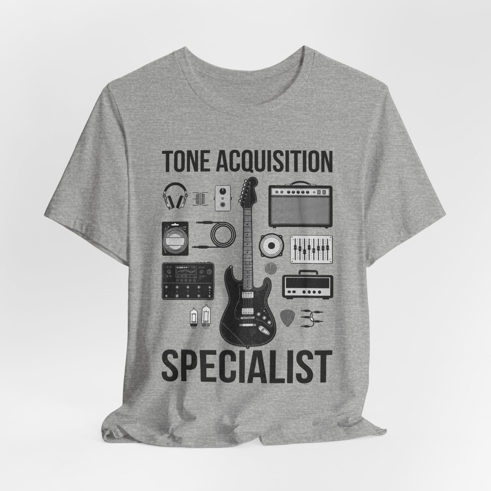 Tone Acquisition Specialist T-Shirt, Musician Gear Head Gift Tee, Guitarist Present, Instrument Lover Top, AnywherePOD