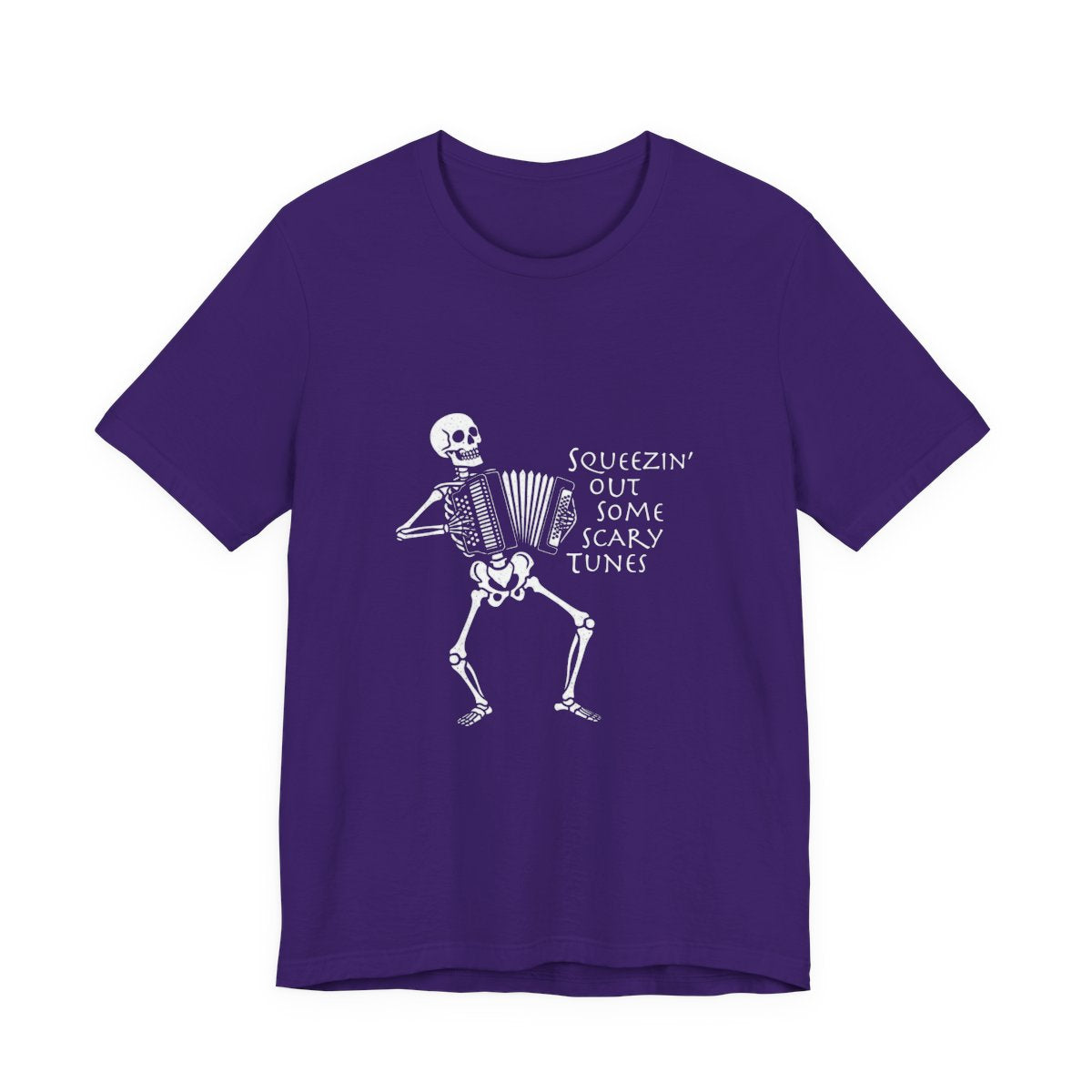 Skeleton Accordion Shirt, Halloween Tee, Funny Skeleton Music Shirt, Spooky Graphic Tee, Gift for Fans