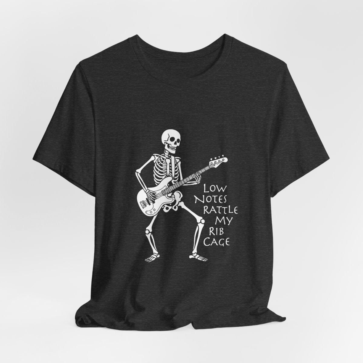 Skeleton Bass Player Shirt, Halloween Music Tee, Music Lover Gift, Funny Skeleton Shirt for Musicians