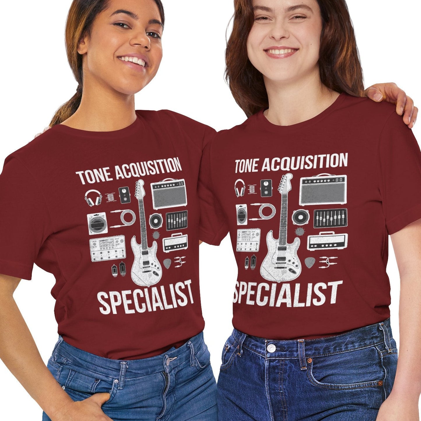 Tone Acquisition Specialist T-Shirt, Musician Gear Head Gift Tee, Guitarist Present, Instrument Lover Top, AnywherePOD