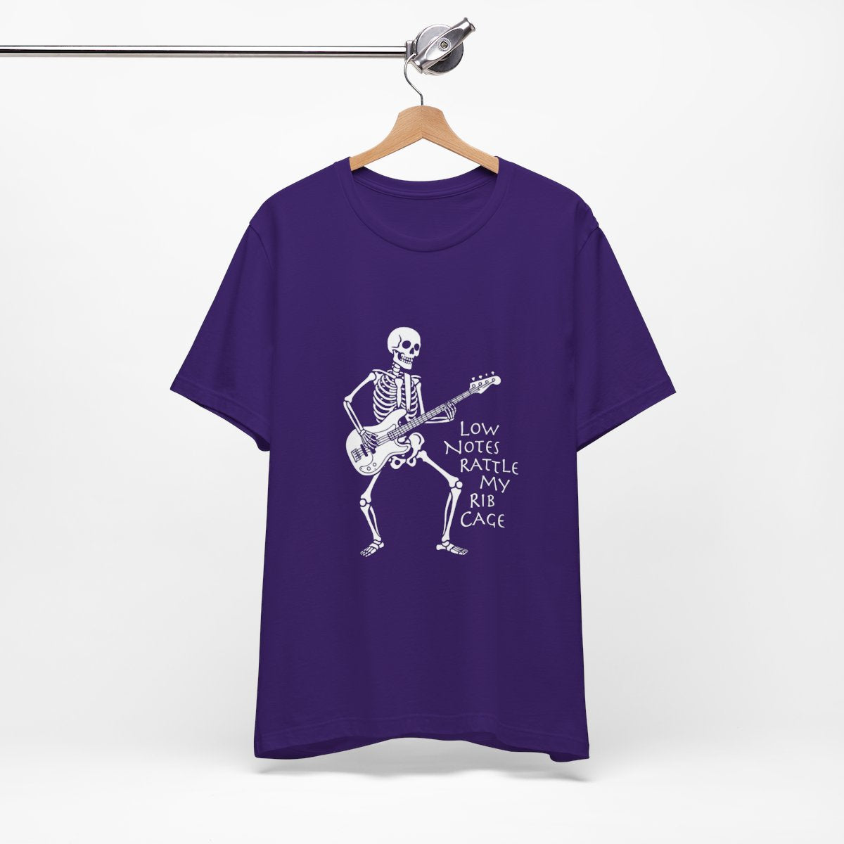 Skeleton Bass Player Shirt, Halloween Music Tee, Music Lover Gift, Funny Skeleton Shirt for Musicians