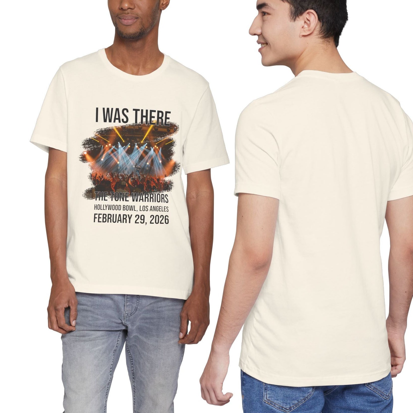 I WAS THERE Personalized Concert T-Shirt, Live Music Fan Gift, Custom Shirt with Artist Name, Show Date and Photo 