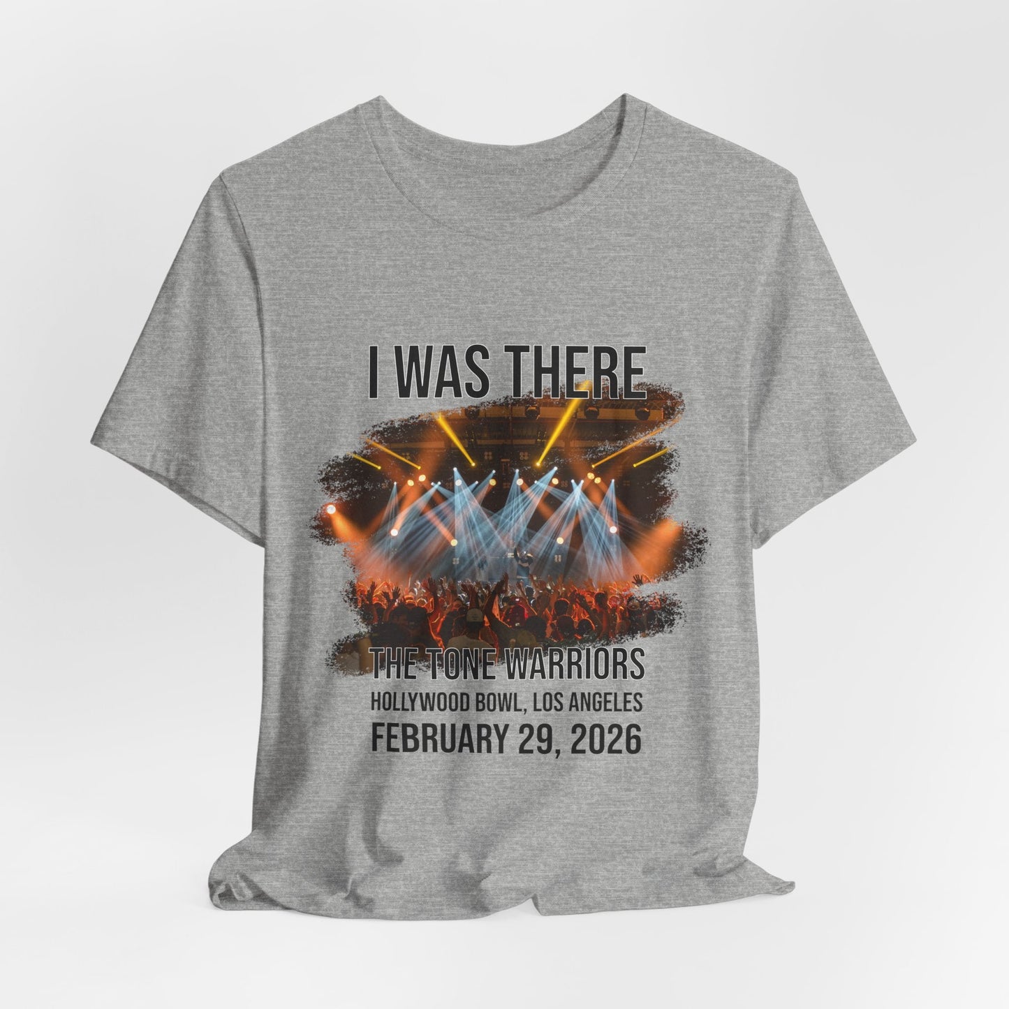 I WAS THERE Personalized Concert T-Shirt, Live Music Fan Gift, Custom Shirt with Artist Name, Show Date and Photo AnywherePOD