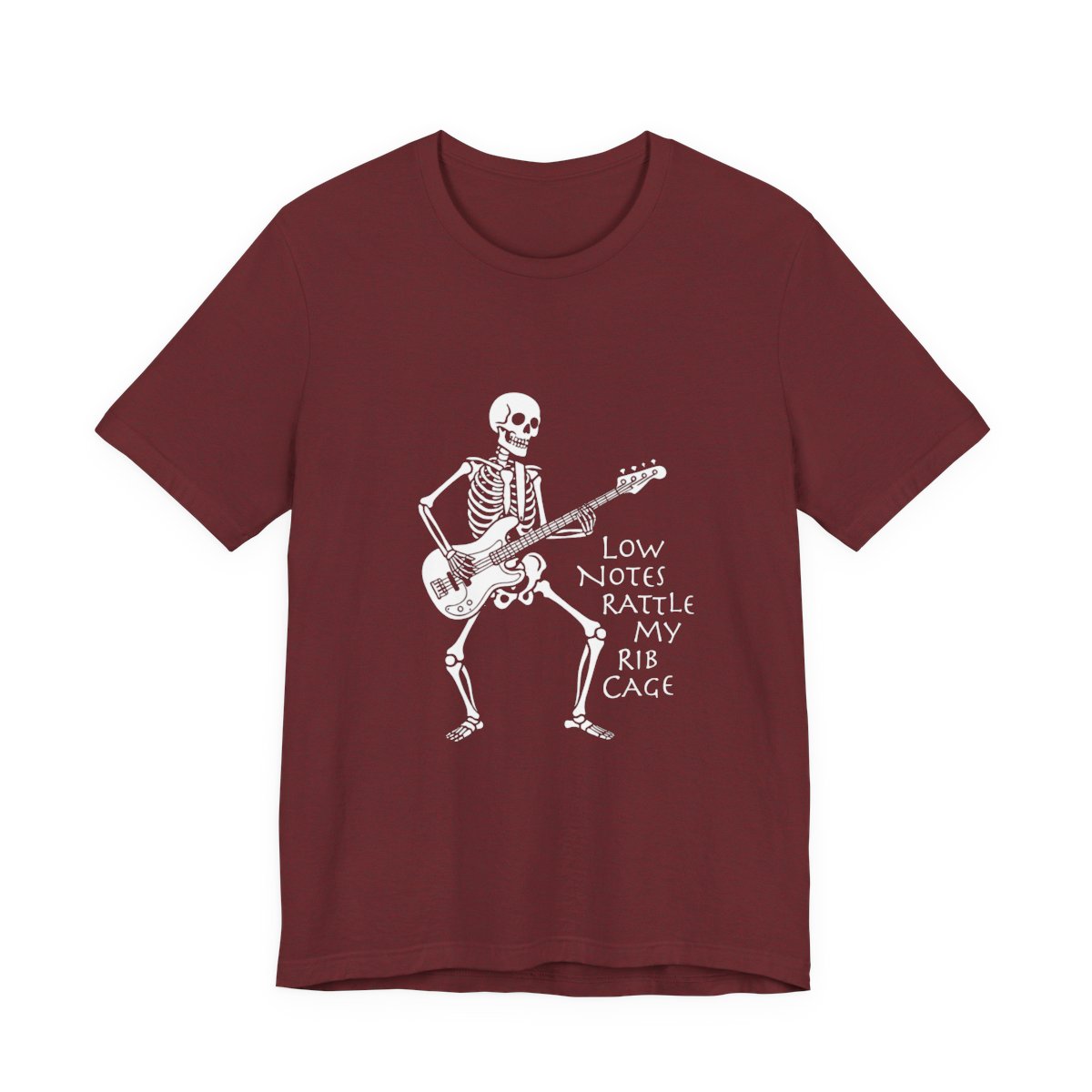 Skeleton Bass Player Shirt, Halloween Music Tee, Music Lover Gift, Funny Skeleton Shirt for Musicians