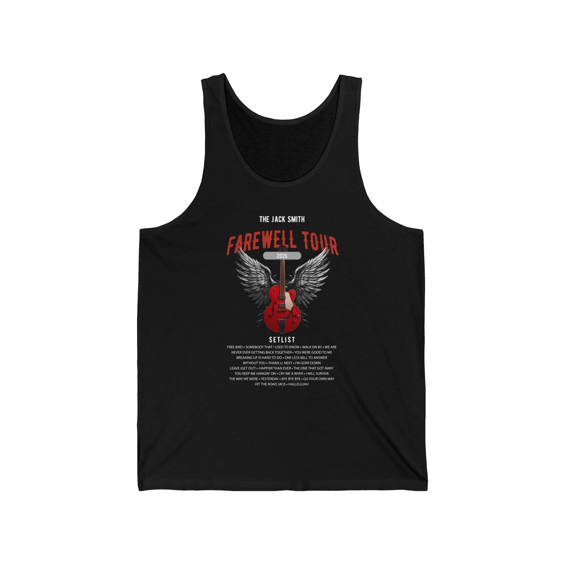 Retirement Farewell Tour Personalized Tank Top, Retiree Gift for Rock Fan Teachers, Coworkers, Spouses and Family Members AnywherePOD