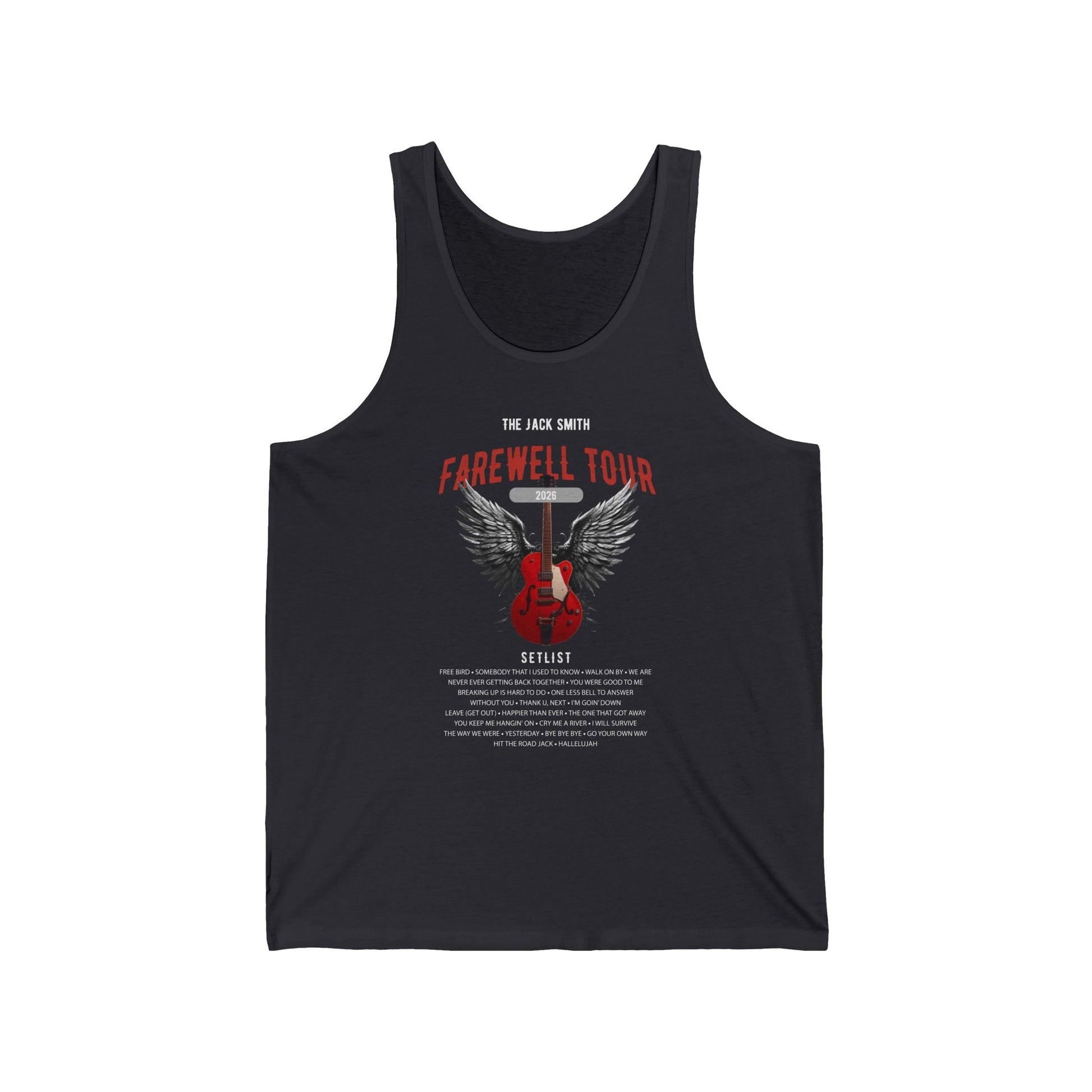 Retirement Farewell Tour Personalized Tank Top, Retiree Gift for Rock Fan Teachers, Coworkers, Spouses and Family Members AnywherePOD