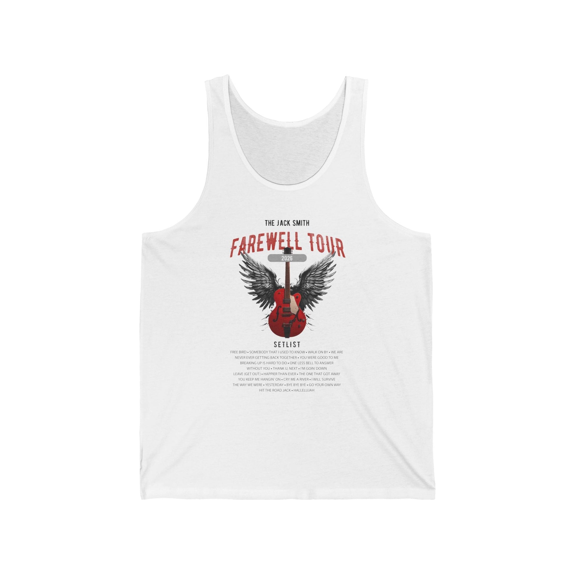 Retirement Farewell Tour Personalized Tank Top, Retiree Gift for Rock Fan Teachers, Coworkers, Spouses and Family Members AnywherePOD