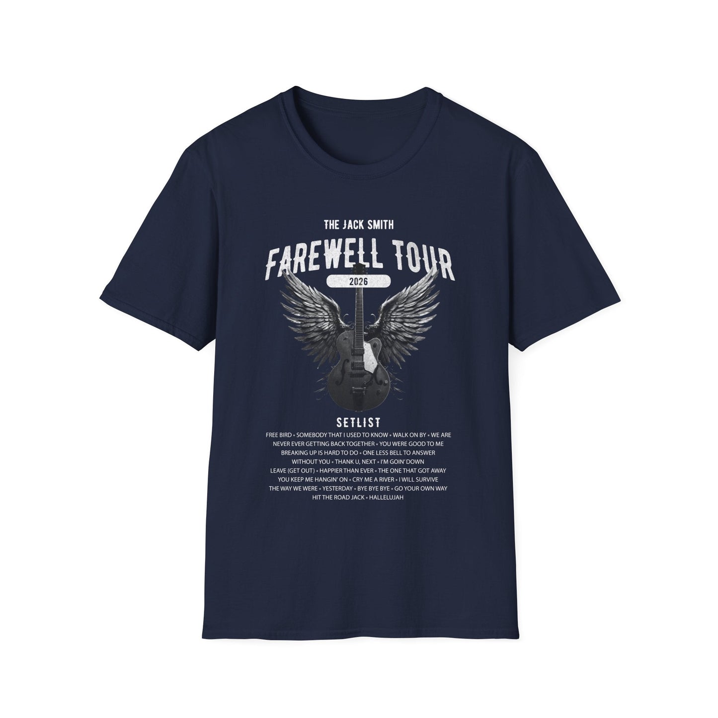 Personalized Retirement FAREWELL TOUR T-shirt, Funny Music-themed Retirement Gift AnywherePOD