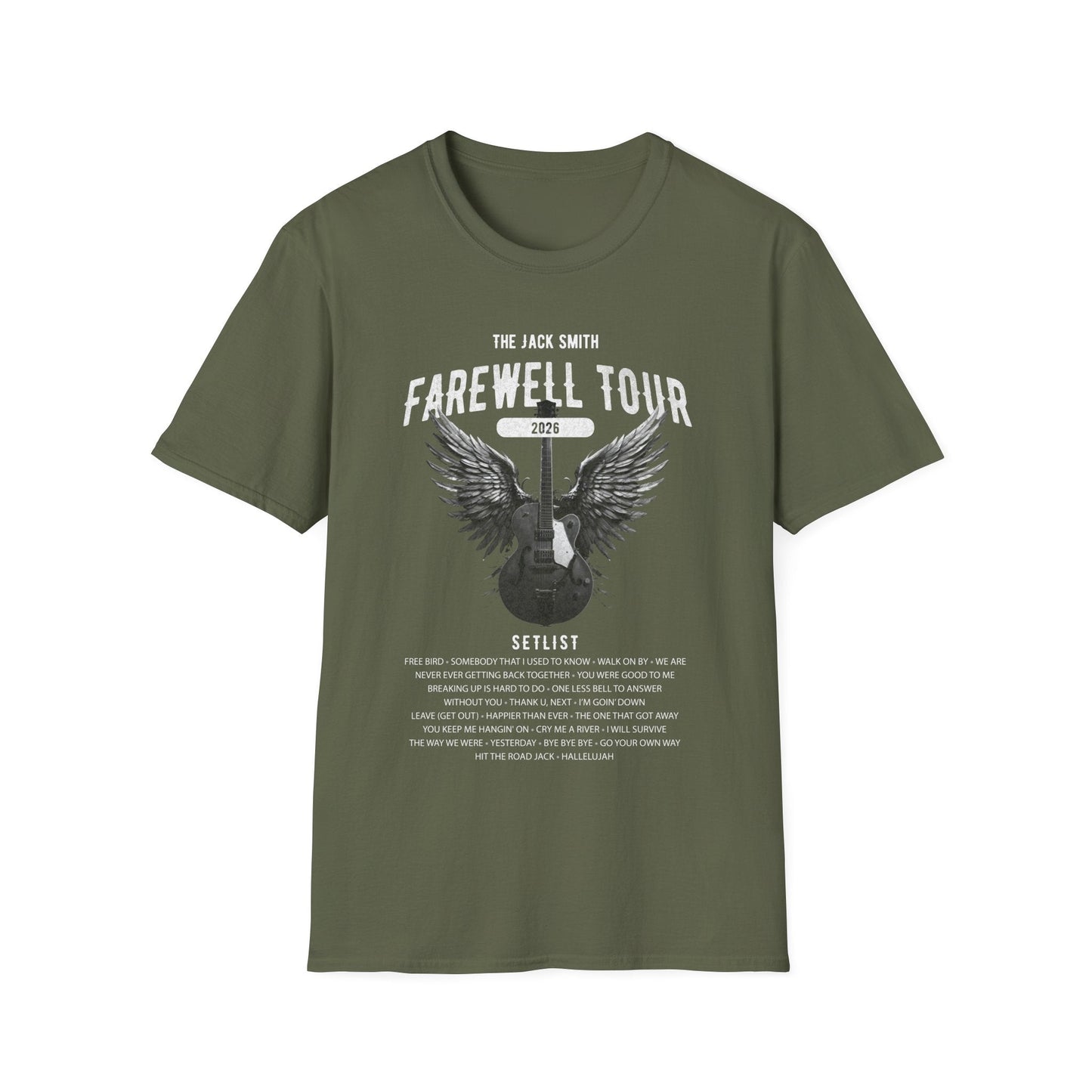 Personalized Retirement FAREWELL TOUR T-shirt, Funny Music-themed Retirement Gift AnywherePOD
