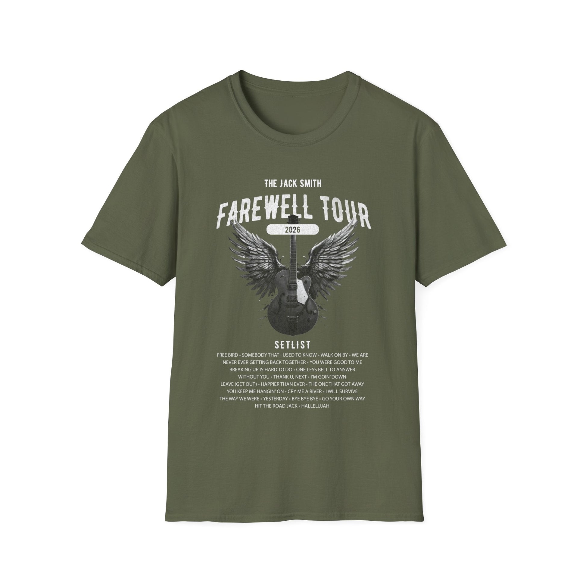 Personalized Retirement FAREWELL TOUR T-shirt, Funny Music-themed Retirement Gift AnywherePOD