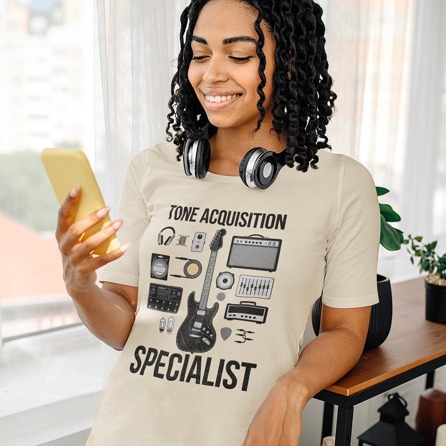 Tone Acquisition Specialist T-Shirt, Musician Gear Head Gift Tee, Guitarist Present, Instrument Lover Top, AnywherePOD